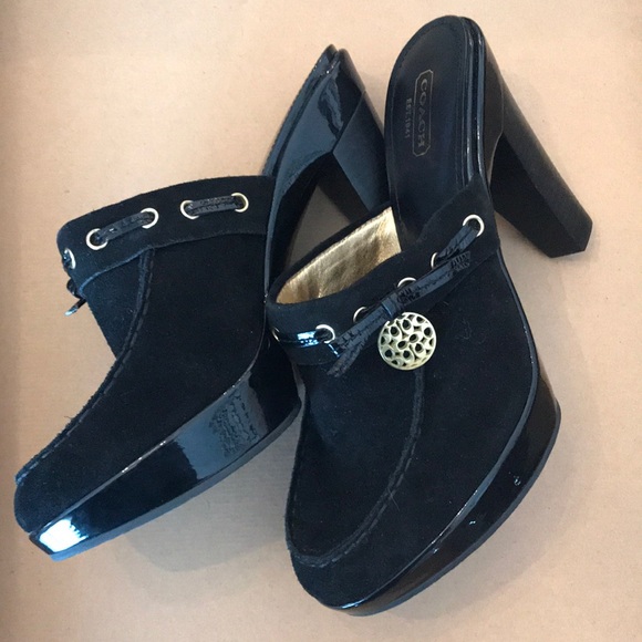 Coach Jodey Suede Platform Mule - Picture 4 of 4